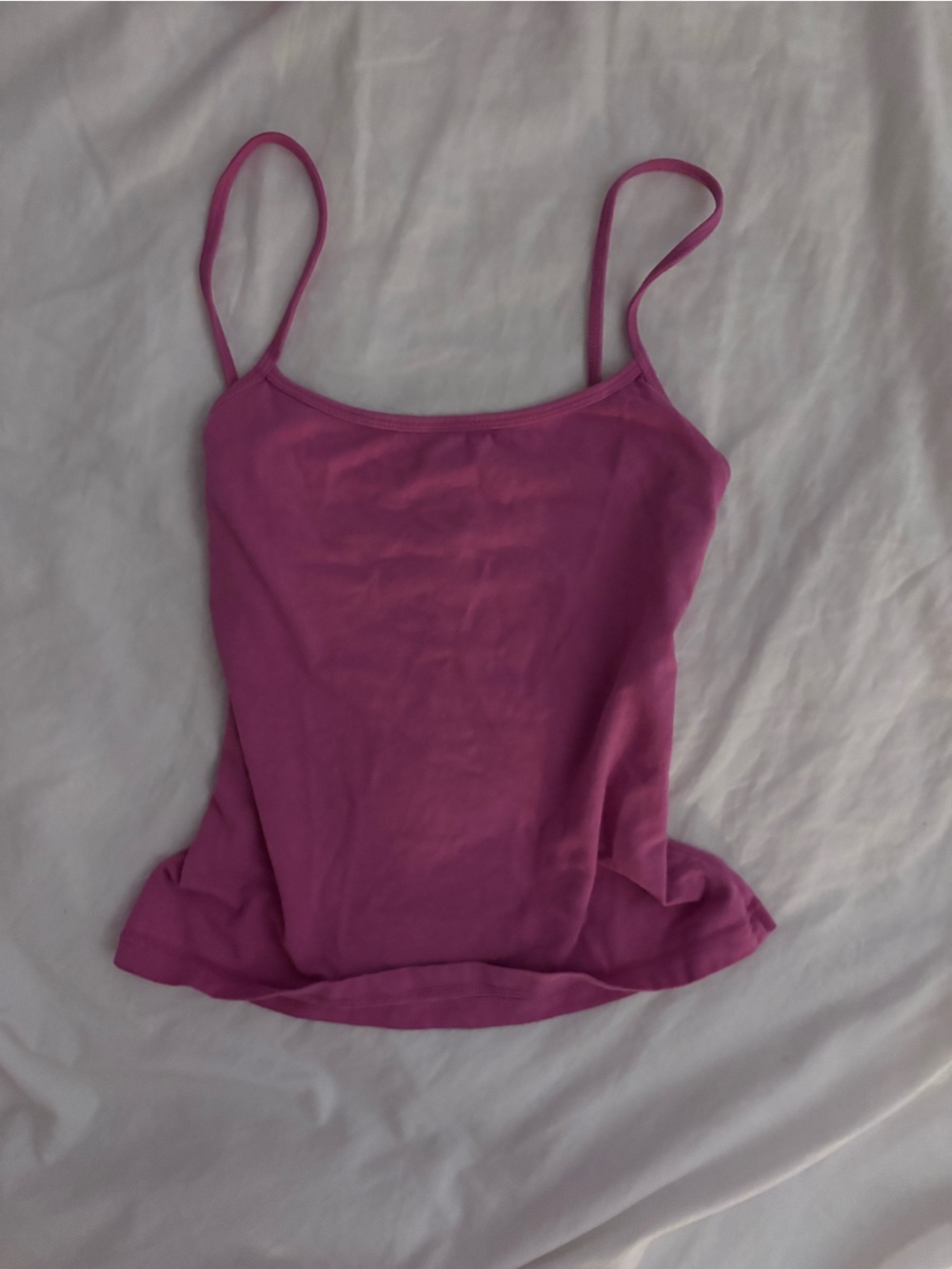 Brandy Melville Pink Spaghetti Strap Tank Top